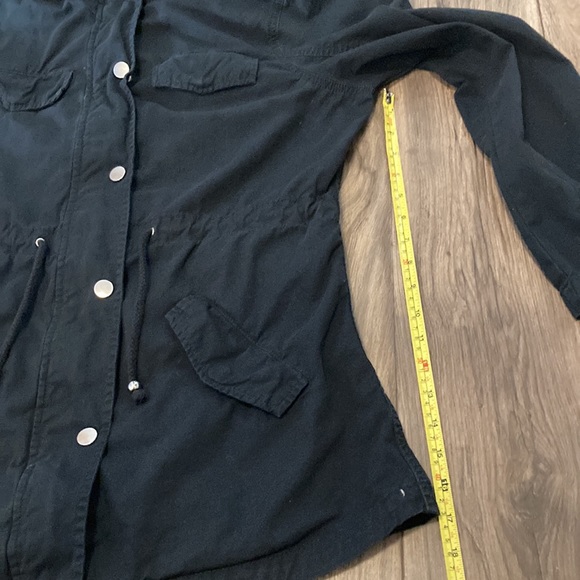 Ladies Medium Kismet (Bootlegger) 100% Cotton Coat Navy Blue - Picture 10 of 14